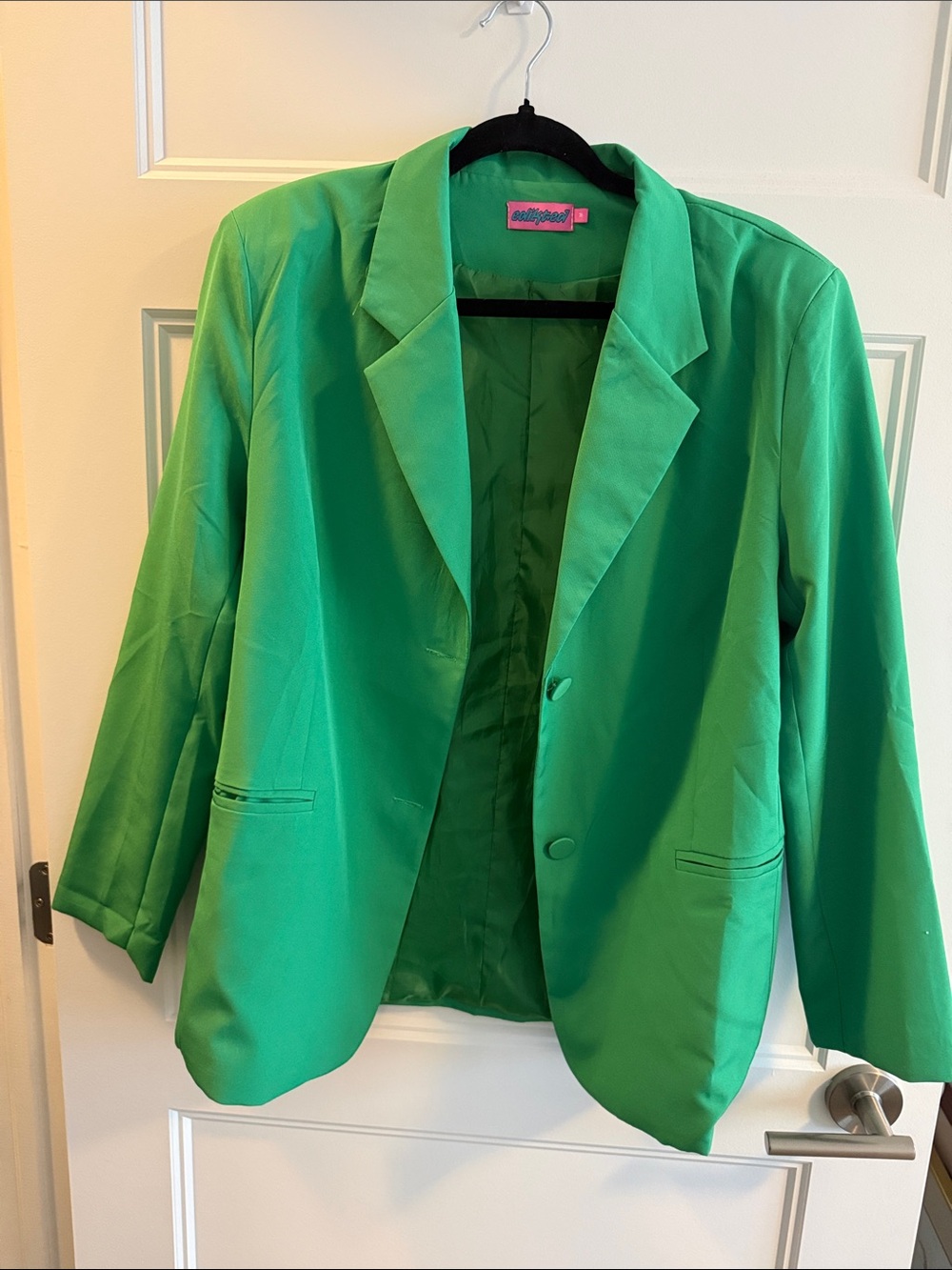Edikted Bright Green Women's Blazer Jacket